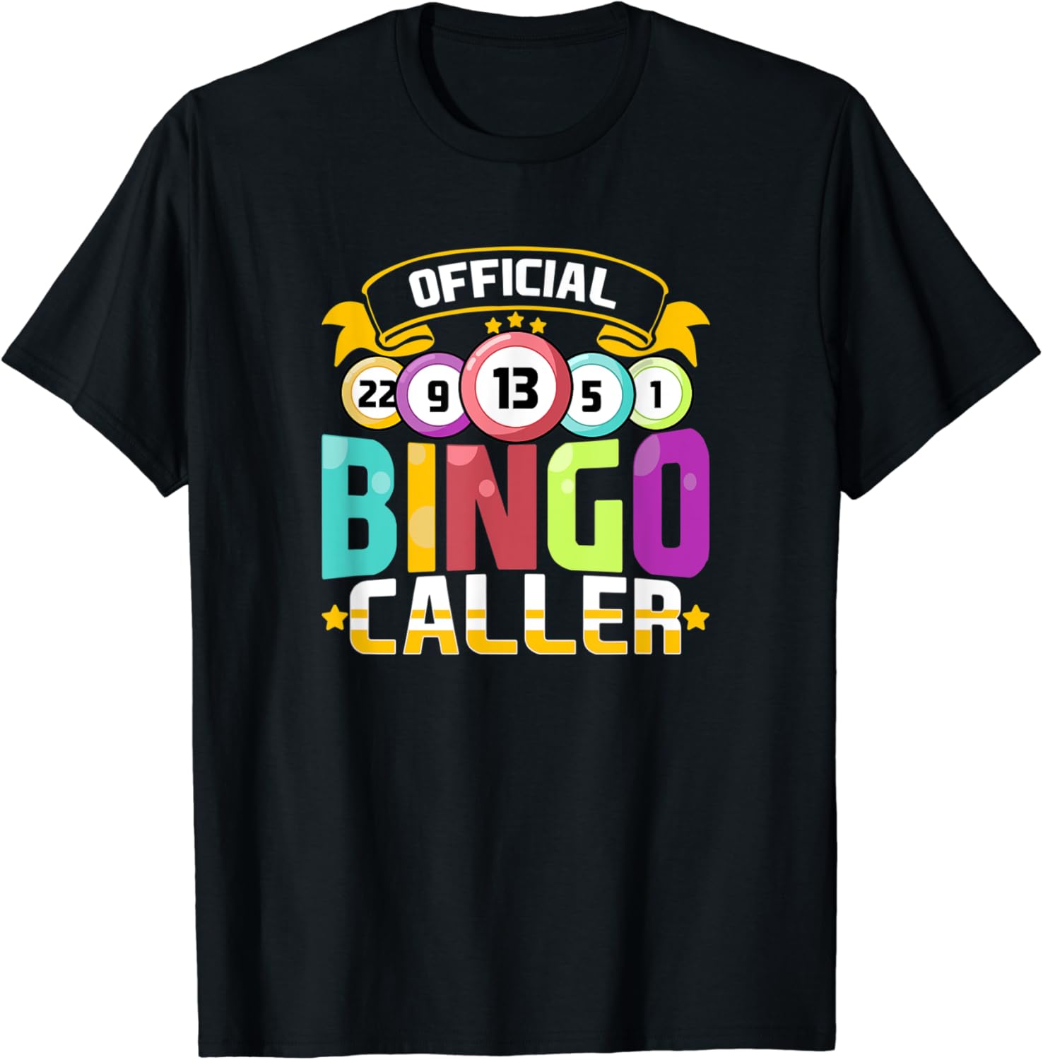 Funny Bingo Player Gift Official Bingo Caller Art Design TShirt